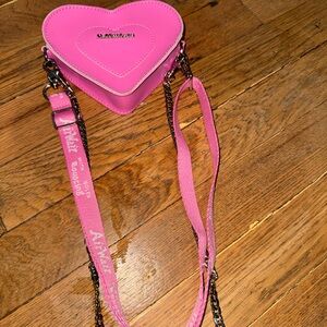 Dr. Martens Pink Heart Crossbody Bag